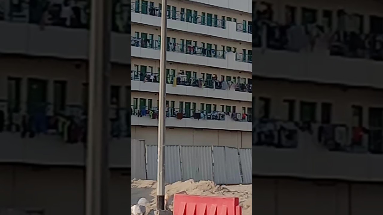 Labour campus in Dubai😭