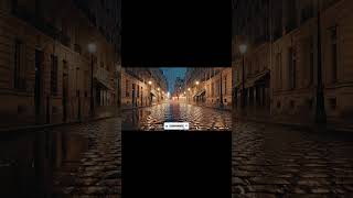 Midnight Walk in Paris 🌧️ | Luxury Rain Ambience for Deep Sleep #shorts