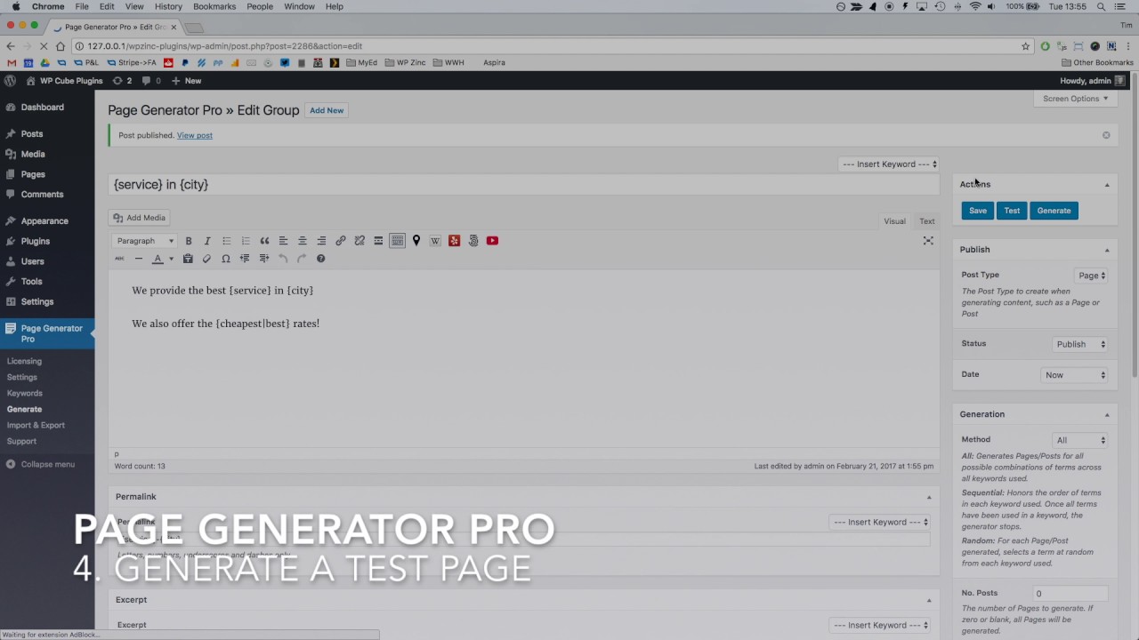 Mpg Pro (Theme Isle) - Mass Page Generator Pro. Page generated