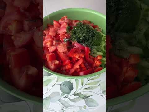 САЛАТ за 5 минут ВКУСНО и ПРОСТО Рецепт#shorts #shortvideo #кулинария #простойрецепт