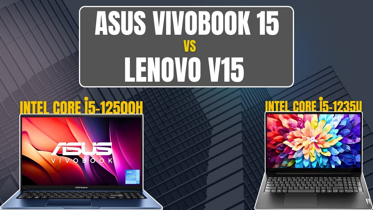 asus vivobook 15 vs lenovo v15 🔥 Best performance laptop 💪