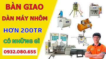 Bàn Giao Dàn Máy Cắt Nhôm Cao Cấp Hơn 200tr Tại Đà Nẵng