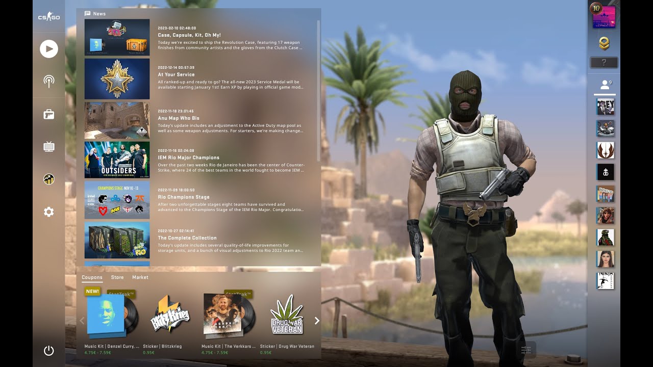 Playing CS:GO - YouTube
