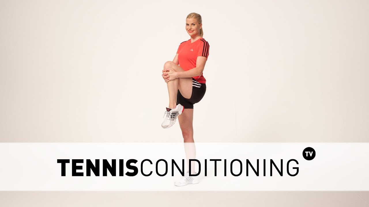 Dynamic Glute Stretch High Knee Pull Tennis Conditioning YouTube