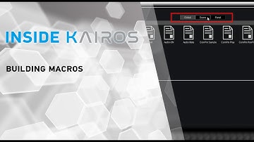 How to build macros with KAIROS | Panasonic Broadcast & ProAV