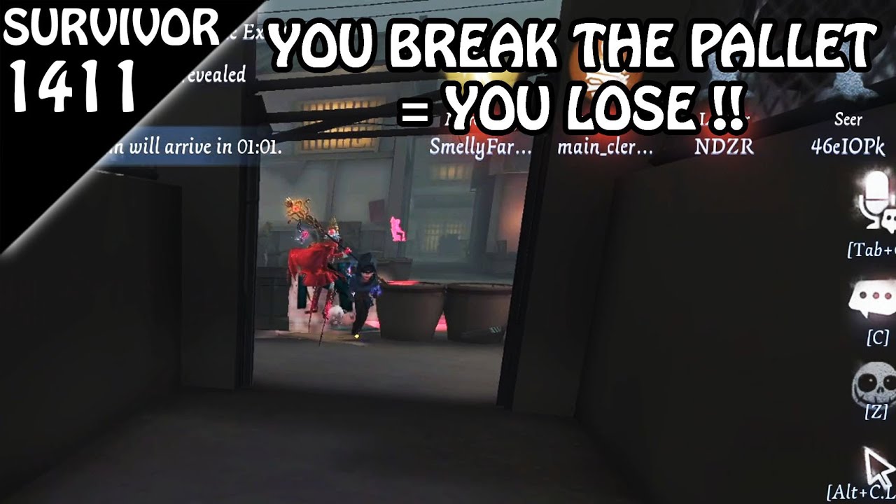 Never break pallet at endgame phase !! - Survivor Rank 