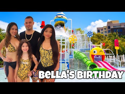 CELEBRATING BELLA'S BIRTHDAY POOL PARTY AT HUGE WATERPARK VLOG!!!