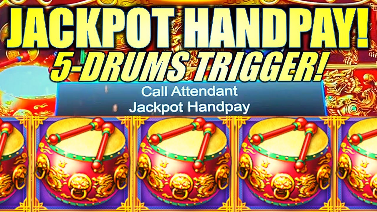 ★JACKPOT HANDPAY!★ 5-DRUMS TRIGGER! DANCING DRUMS Slot Machine (LIGHT & WONDER)