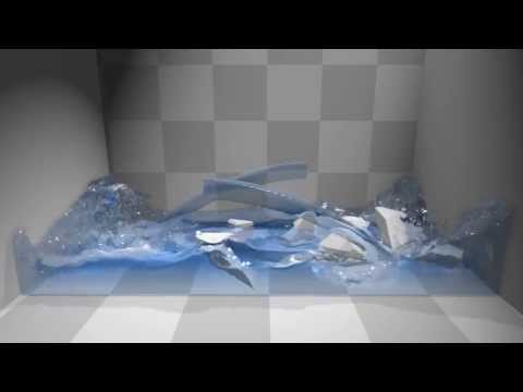 Position Based Fluids - Rock Pool