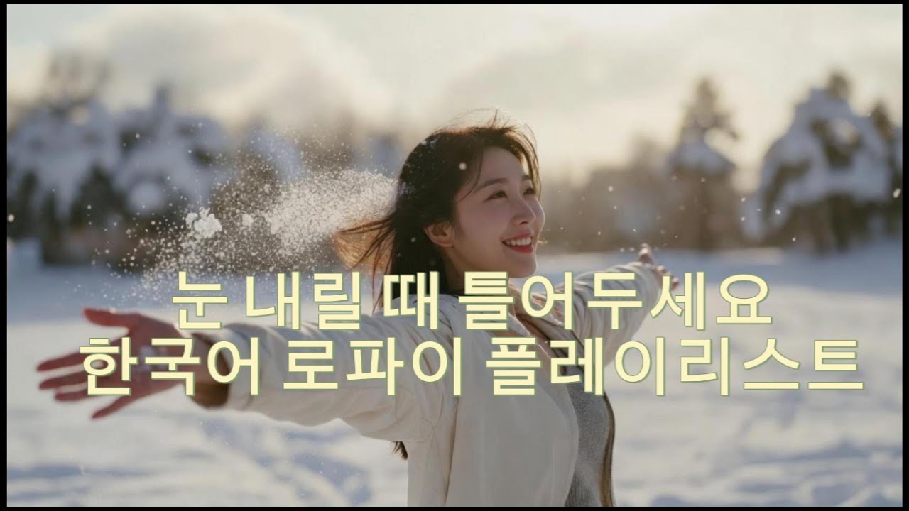 Playlist 눈 내릴 때 틀어두세요 | Snowfall Lo-fi Chillhop Playlist ❄️