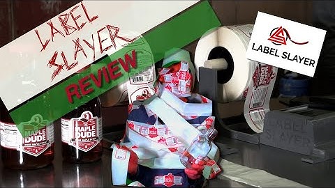 Labeling Maple Syrup bottles the EASY way!