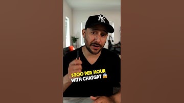 $300 Per Hour with ChatGPT Side Hustle! 🔥