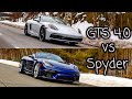 Porsche 718 Spyder vs 718 Boxster GTS 4.0 Mp3 Song