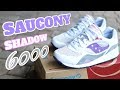 SAUCONY SHADOW 6000 White Purple Grey - On Feet Review / Now Available for Way under Retail