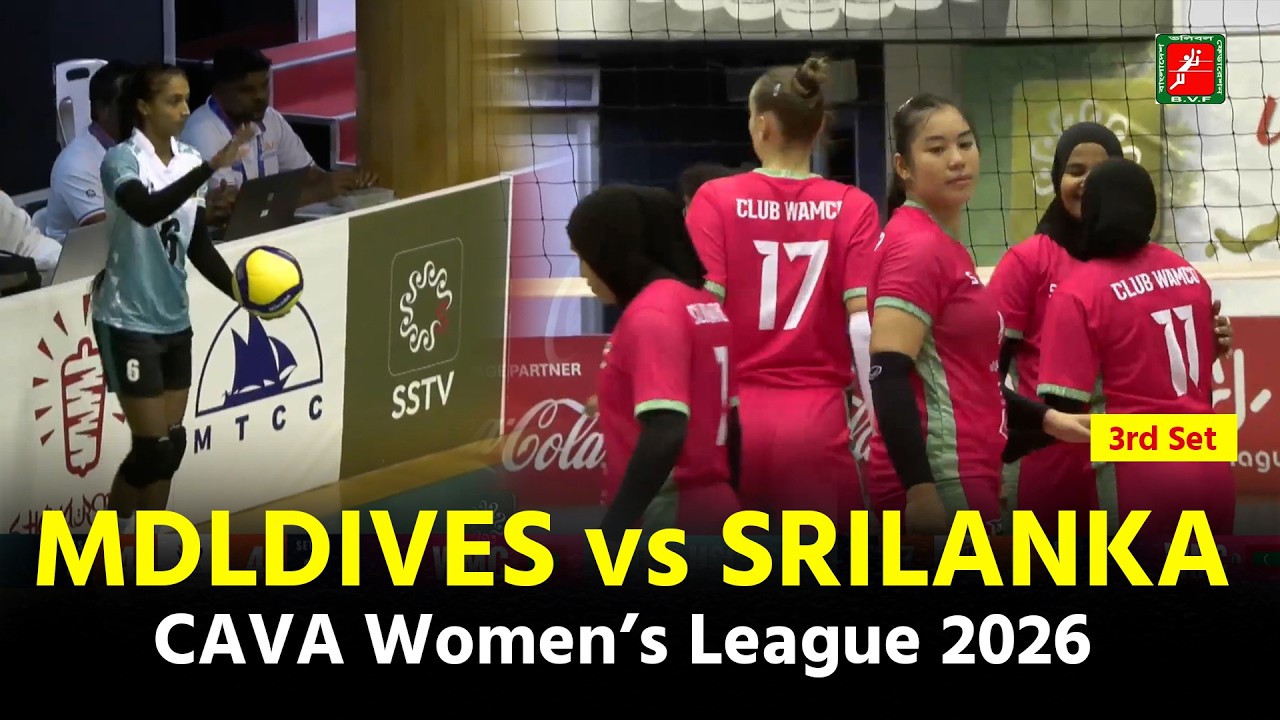 WAMCO (MDV) vs HIRDARAMANI SC (SRI) | 3rd Set | BVF | CAVA Women’s League 2026