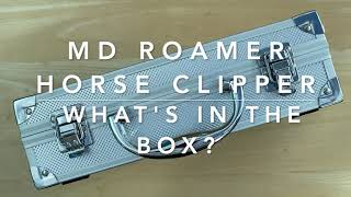 masterclip roamer cordless horse clippers