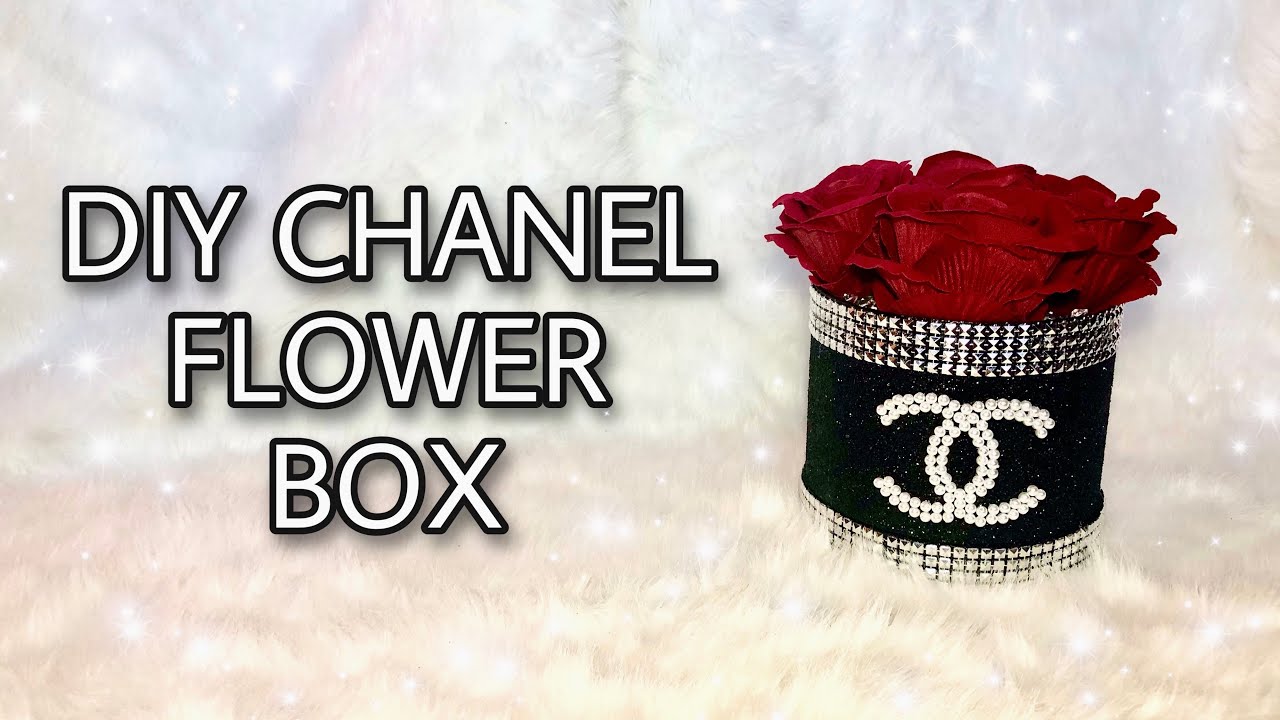 DIY Chanel Flower Box YouTube