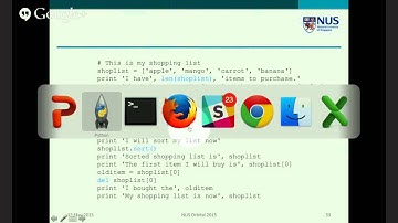 [NUS Orbital 2015] Python and Intro - Day 2