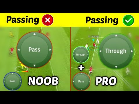 Passing Skills Tutorial Like PRO With Classic Control - in eFootball Pes 2024 Mobile