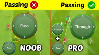 Passing Skills Tutorial Like PRO With Classic Control - in eFootball Pes 2024 Mobile