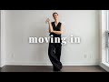 Moving into my small apartment | unpacking &amp; organizing our tiny home!