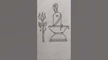 Quick and easy simple mahadev shivling drawing #art #shortsfeed #drawing #youtube #shorts #mahadev