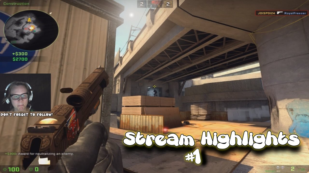 CS:GO - Live Stream Highlights #1 - The Ridiculous Awp Shot! - YouTube