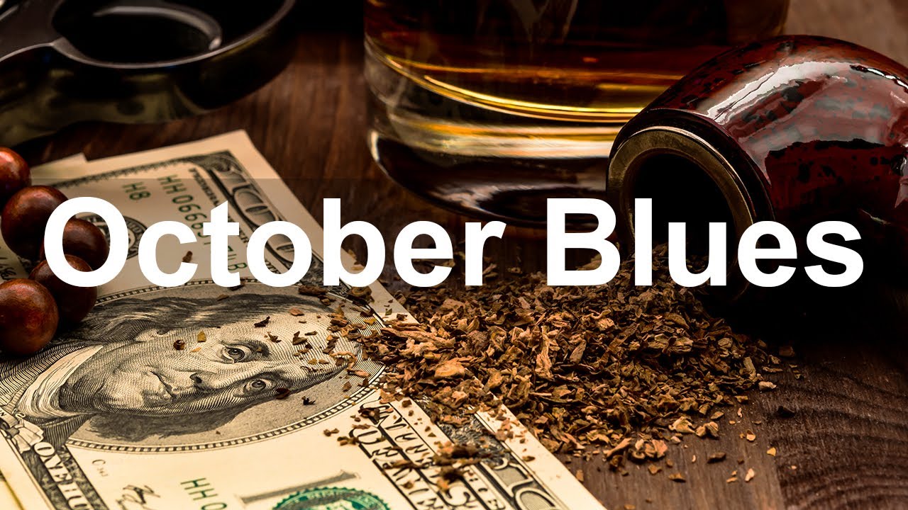 October Blues - Dark Smokey Autumn Blues for Whiskey - Slow Blues Rock Music