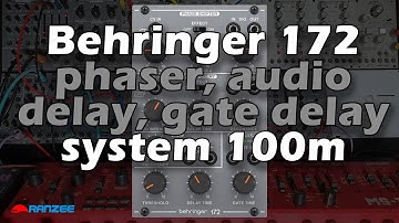 Behringer 172 Phaser Audio Delay LFO Gate Delay