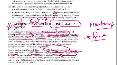 IGNOU MCO-05 ACCOUNTING FOR MANAGERIAL DECISIONS MCOM UNIT-1 ACCOUNTING AN OVERVIEW