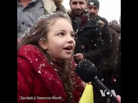 Newroz Kutlamasına Katılan Küçük Kızın Güzel Kürtçe Konuşması Hayran Bıraktı #Shorts