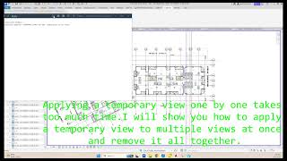 How to Apply & Remove Temporary Views on Multiple Views at Once