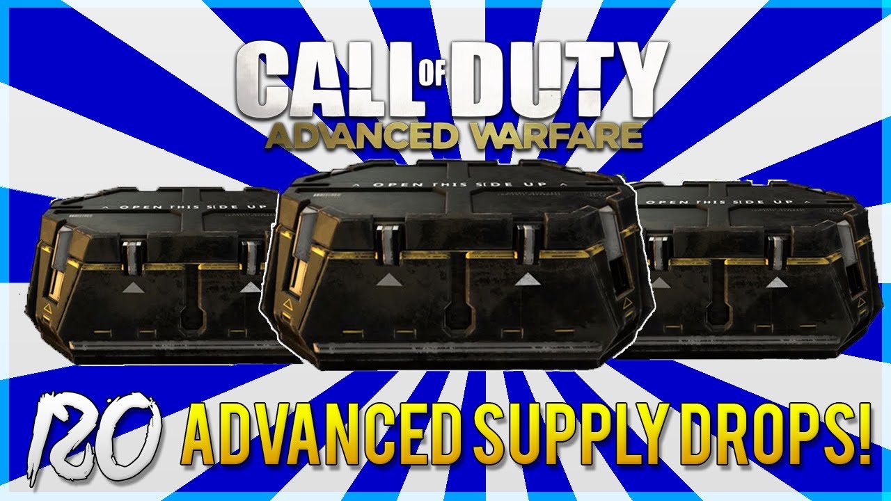 COD AW My first Advanced Supply Drop Opening! (20 Cases) YouTube