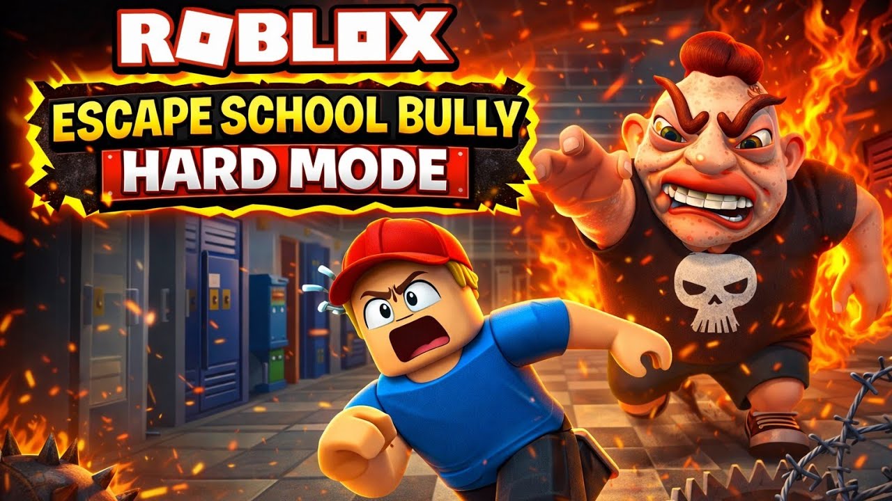 Roblox: Escape School Bully OBBY (HARD MODE) | No Commentary