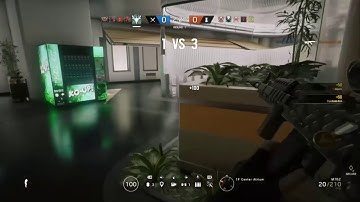 Rainbow six siege Zofia 1v4 Clutch