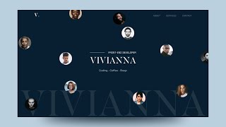 Creative Landing Page Design with Animation Using HTML, CSS, ANIME JS, Text Animation | Lettering js