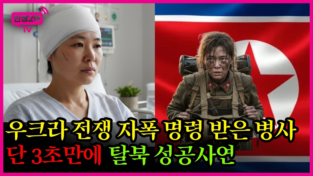 [탈북사연] 우크라이나 전쟁때 자폭 명령 받은 북한 여군, 총 맞고 300m를 달려 살아남은 신화