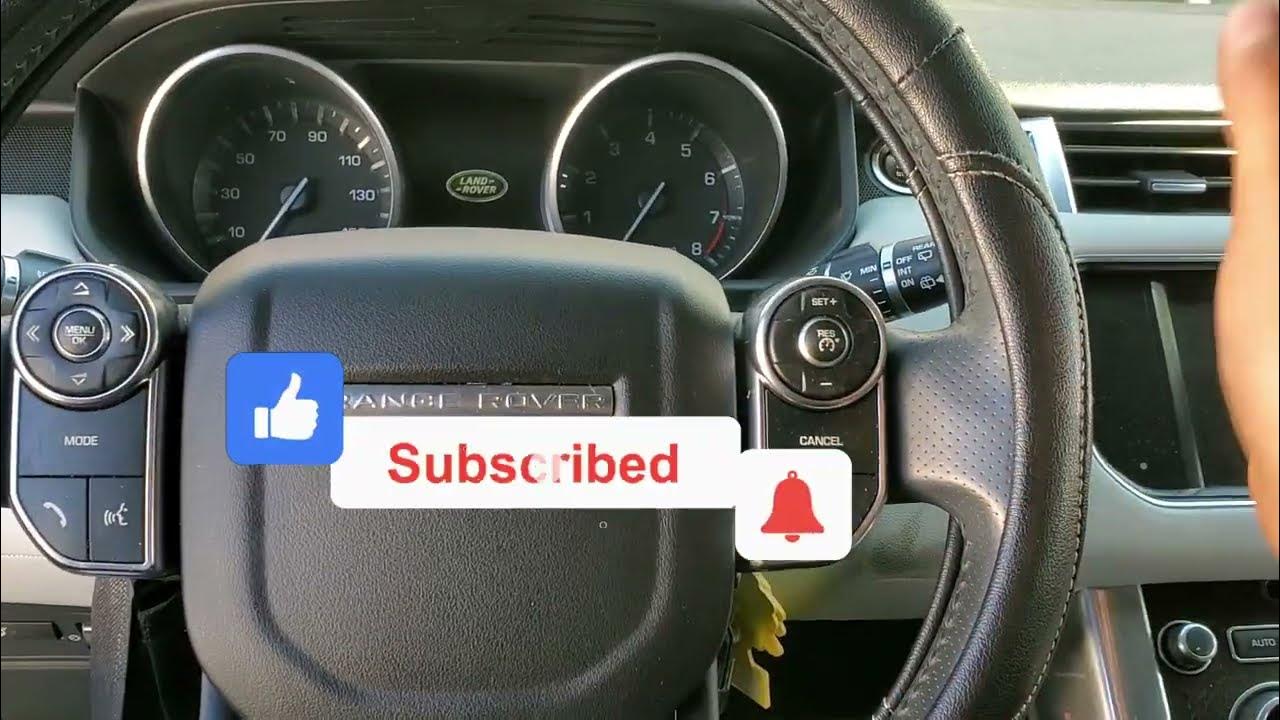 How to reset oil life, Service Required Warning light on 20142019