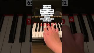 Headlines // follow my instagram: jessnotes123 #piano #pianotutorial #pianomusic #headlines #drake