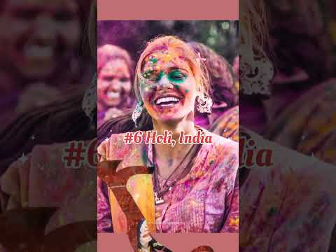 Top 10 Festivals Celebrated Around The World #shorts #short #viral #trending #youtubeshorts #trend