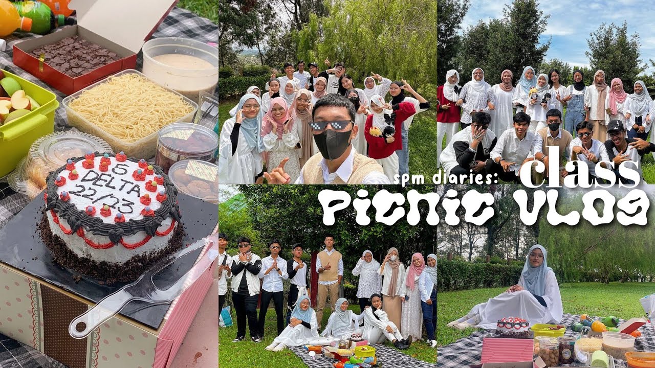spm diaries ep.6 | class picnic vlog, potluck, playing bowling, eating