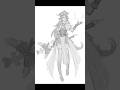 My character design process : Sketch