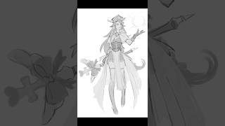 My character design process : Sketch