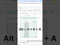 #shorts #excel Ghanto Ka Kaam = 2 Minutes 😈 | Viral excel Trick”😱🔥