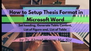 How to Setup Thesis Format in Microsoft Word screenshot 1