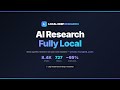 Local Deep Research — AI Research Assistant (Fully Local, Encrypted, Open Source)