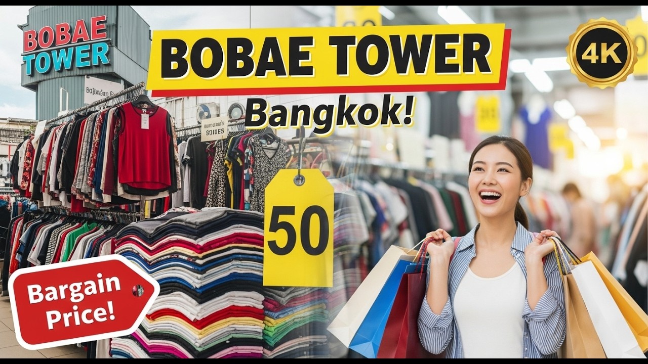 Cheapest hidden wholesale spot in Bangkok – tourists never knew! BoBae Market!