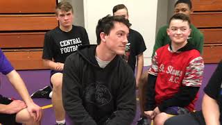 Bay City Central wrestler Caden Burns has big plans for SVL meet