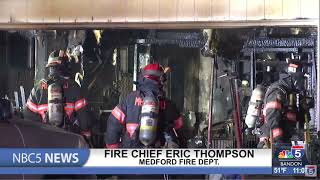 House fire in Medford Monday evening
