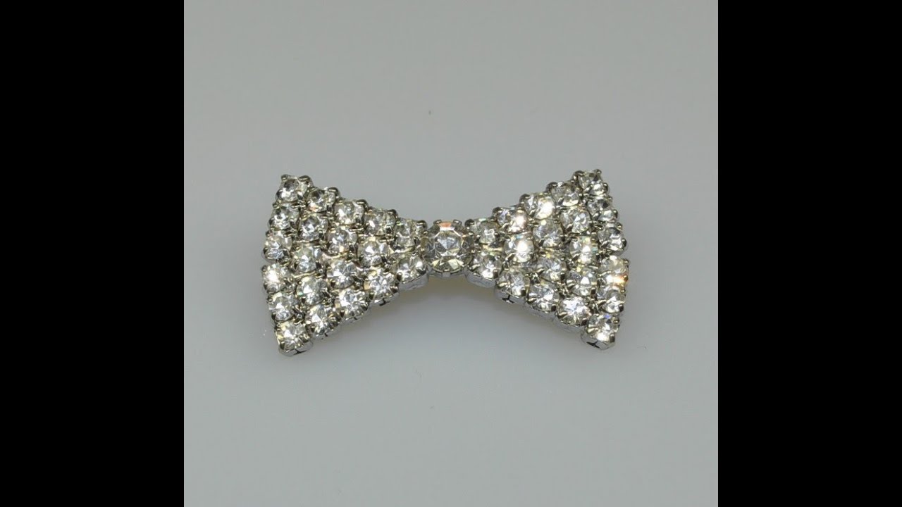 YuMostar: Art Déco Kristall Brosche